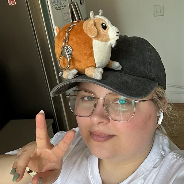 Micro Squishable Baby Goat Keychain - Image 4