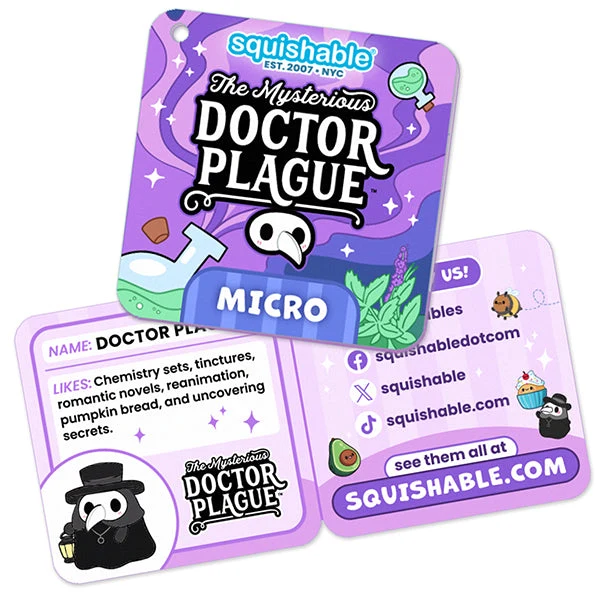 Micro Squishable Doctor Plague Keychain - Image 6