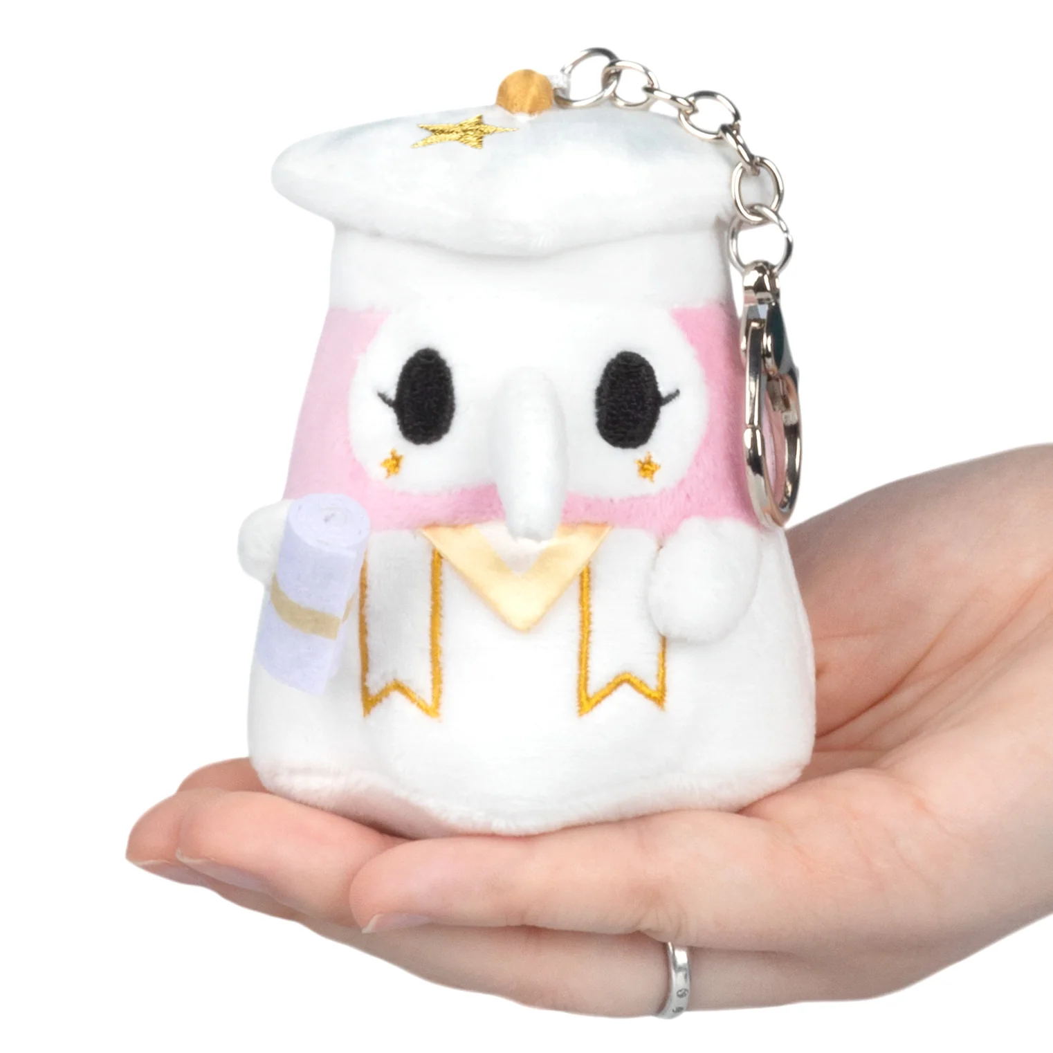 Micro Squishable Graduation Plague Nurse Keychain