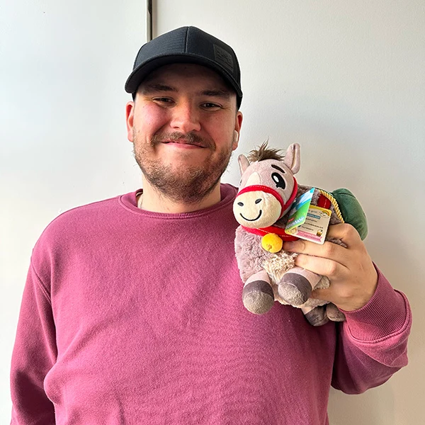 Mini Squishable Festive Donkey - Image 5