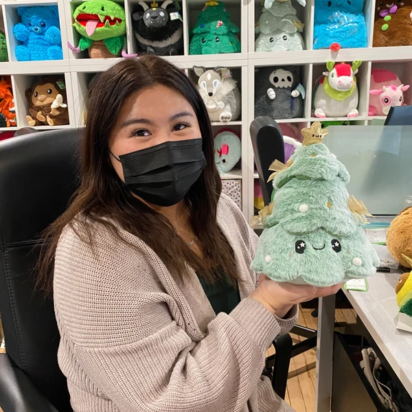 Mini Squishable Flocked Christmas Tree - Image 4