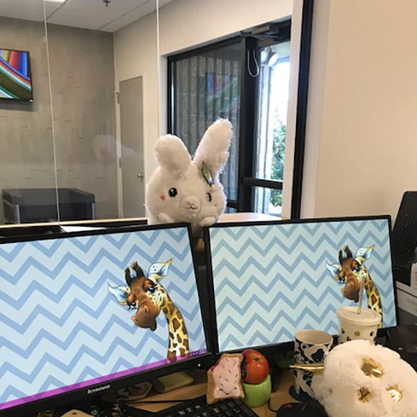 Mini Squishable Fluffy Bunny - Image 5