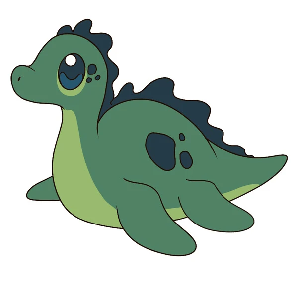 Mini Squishable Nessie - Image 4