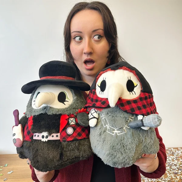 Mini Squishable Punk Rock Plague Doctor & Nurse Set - Image 5