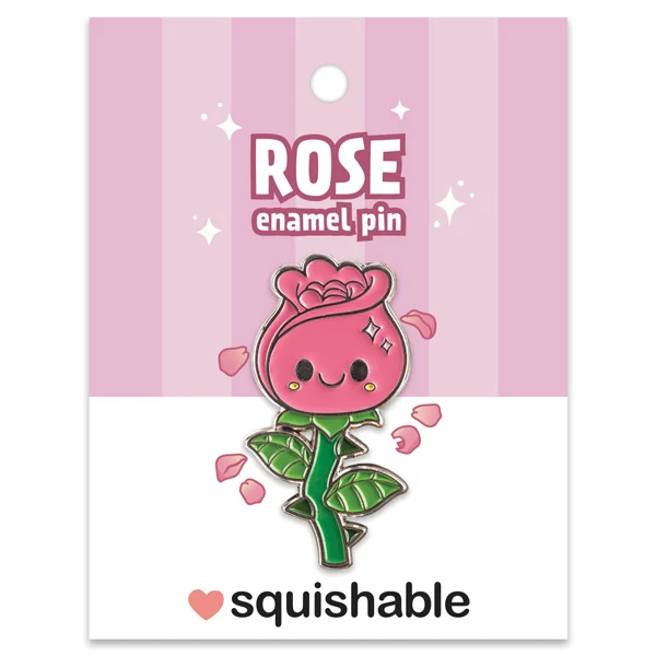 Rose Enamel Pin