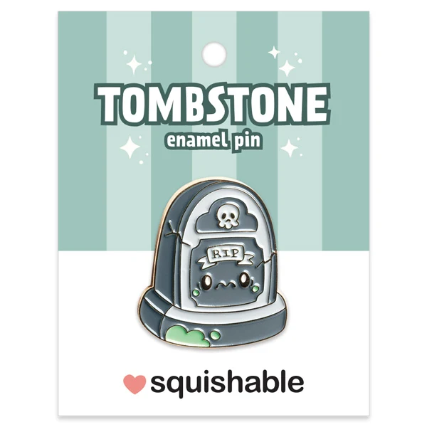 Tombstone Enamel Pin